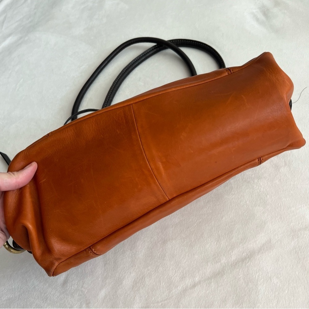 Lucky Brand Buckman Leather Cognac Colored Purse - Picture 8 of 14